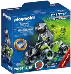 *** PLAYMOBIL CITY ACTION - PILOTE DE COURSE ET QUAD #71093